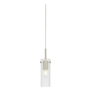 Markslöjd 109013 - Pendellamp met kabel TIBIA 1xE14/40W/230V helder/messing