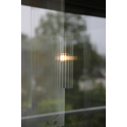 Markslöjd 109013 - Pendellamp met kabel TIBIA 1xE14/40W/230V helder/messing