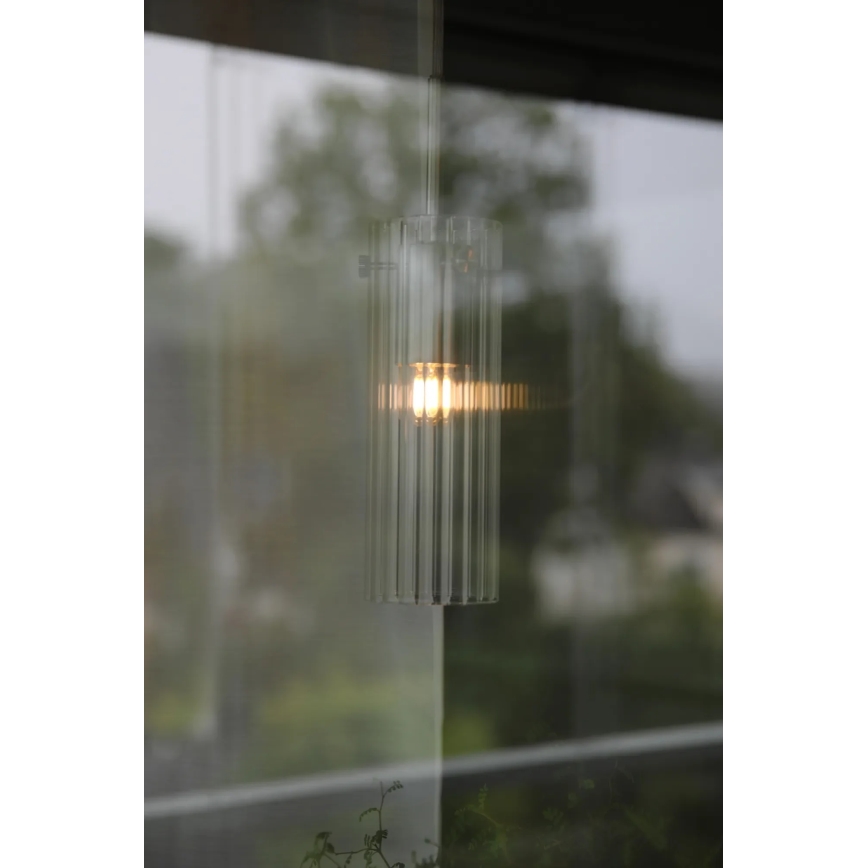 Markslöjd 109013 - Pendellamp met kabel TIBIA 1xE14/40W/230V helder/messing