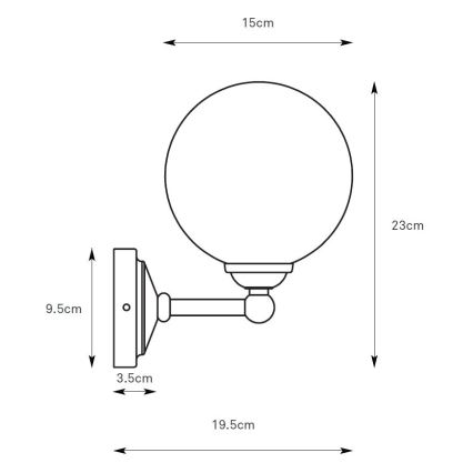 Markslöjd 109022 - Wandlamp TROPEA 1xG9/20W/230V glanzend chroom