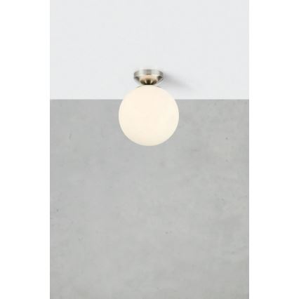 Markslöjd 109024 - STINTINO plafondlamp voor badkamer 1xE14/40W/230V IP44 mat chroom