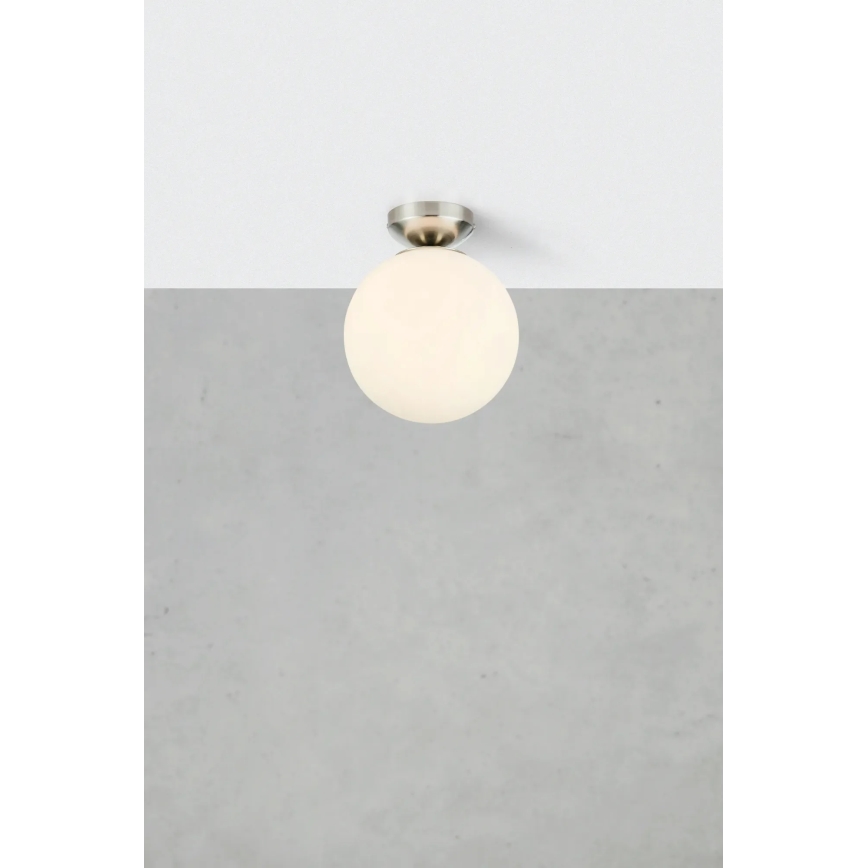Markslöjd 109024 - STINTINO plafondlamp voor badkamer 1xE14/40W/230V IP44 mat chroom