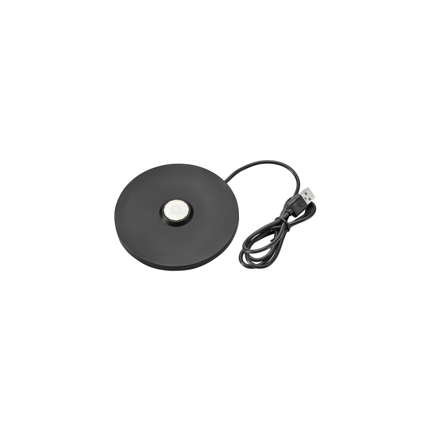 Markslöjd 109126 - LED dimbare oplaadbare tafellamp met aanraakfunctie ANNO 1xE14/2W/2000 mAh wit/messing