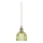 Markslöjd 109138 - Hanglamp met kabel GOTA 1xE14/40W/230V Ø 13 cm rookgroen/messing
