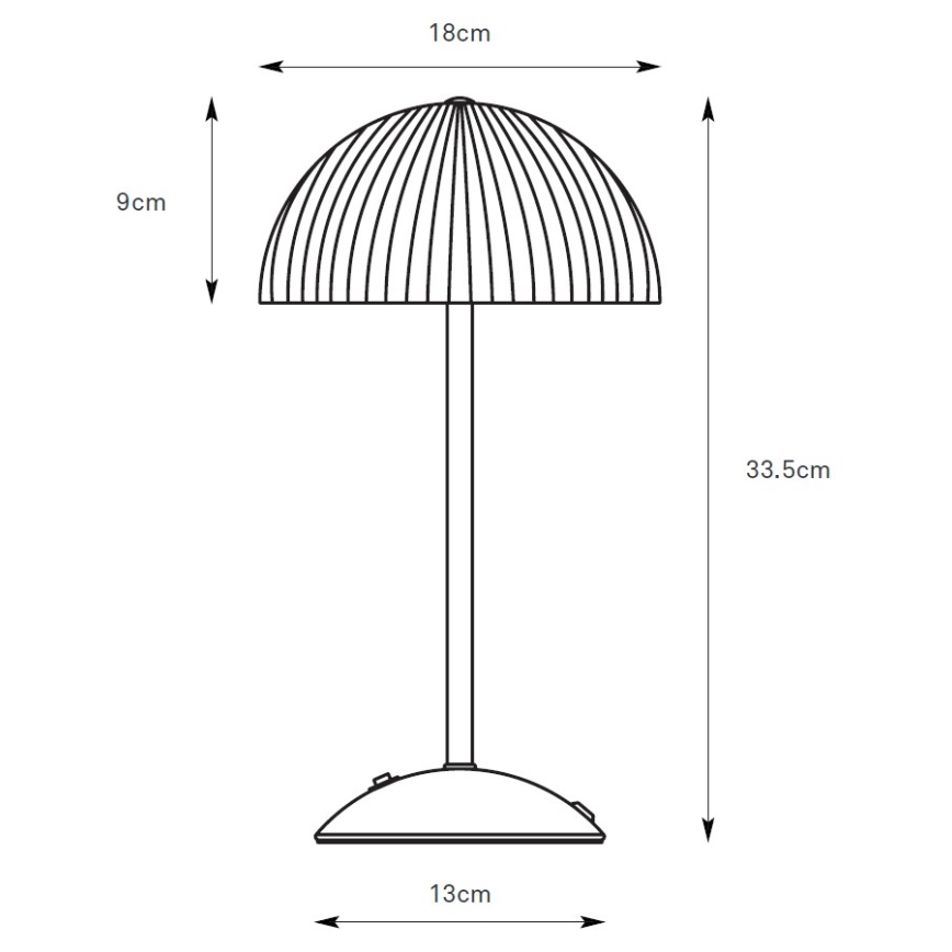 Markslöjd 109143 - Tafellamp ZIN 2xG9/20W/230V groen