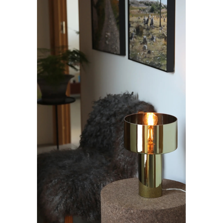 Markslöjd 109145 - Tafellamp CORIN 1xE27/60W/230V goud