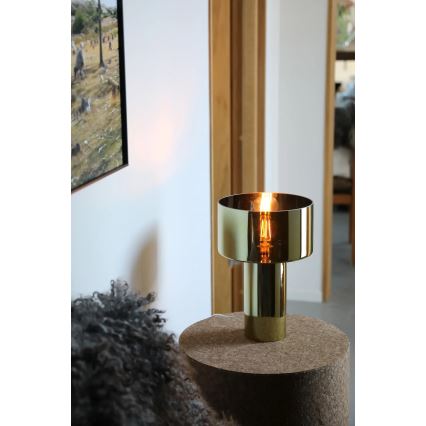 Markslöjd 109145 - Tafellamp CORIN 1xE27/60W/230V goud