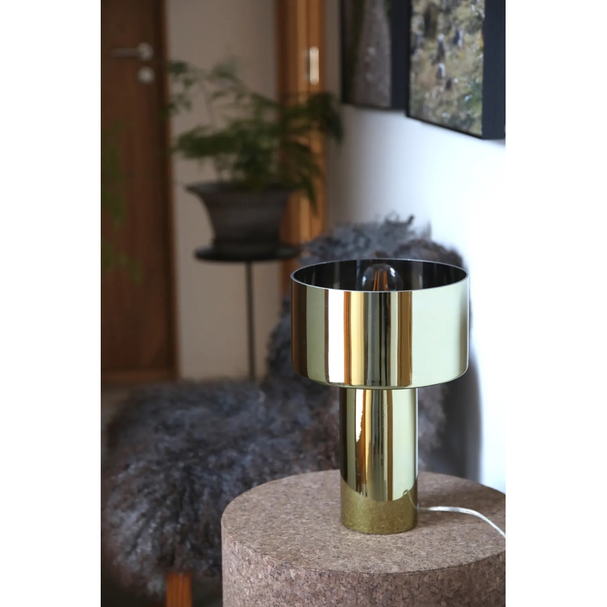Markslöjd 109145 - Tafellamp CORIN 1xE27/60W/230V goud