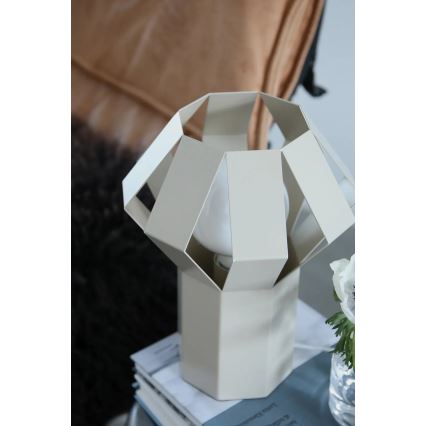 Markslöjd 109147 - Tafellamp OCTA 1xE27/60W/230V crème
