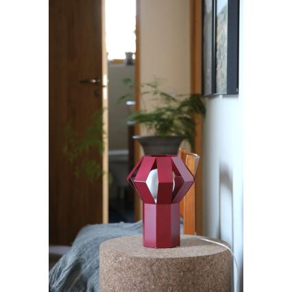Markslöjd 109150 - Tafellamp OCTA 1xE27/60W/230V bordeaux