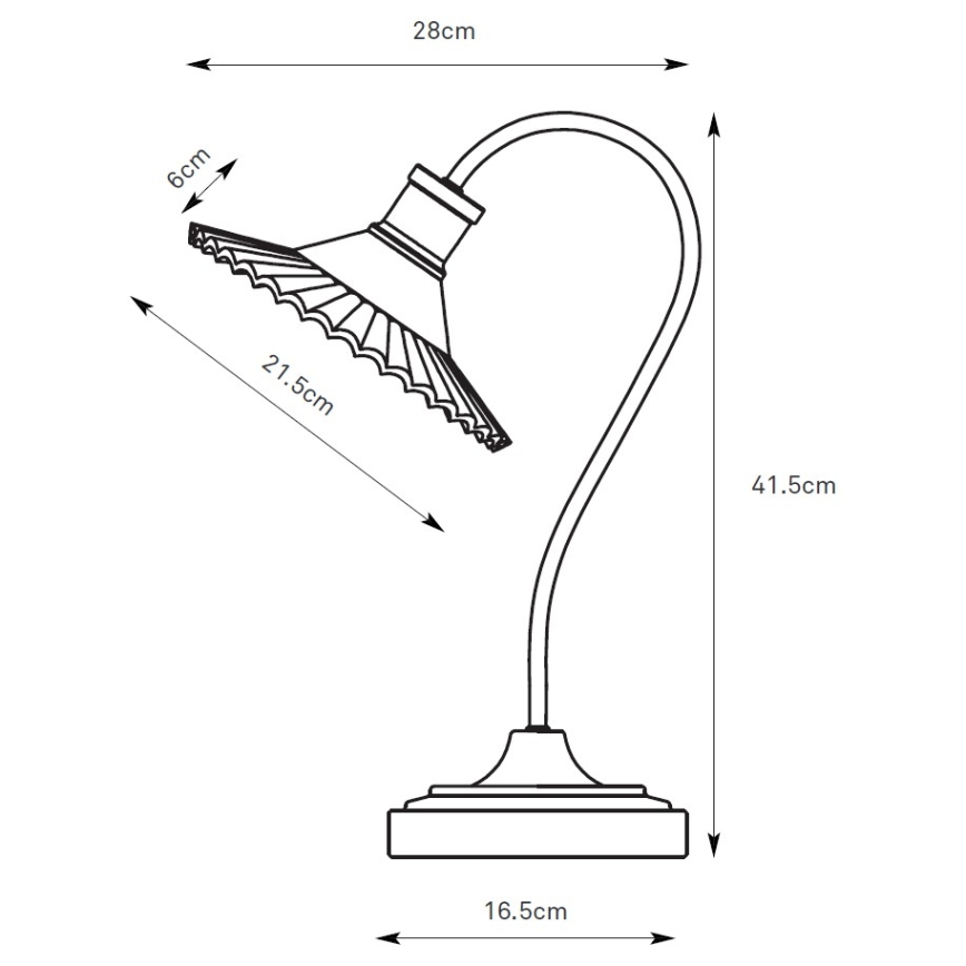 Markslöjd 109151 - Tafellamp NOVIA 1xE27/60W/230V zwart/rookgrijs