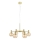 Markslöjd 109153 - Kroonluchter met kabel AMBRA 6xE14/40W/230V Ø 75 cm goud/rookbeige