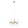 Markslöjd 109154 - Kroonluchter met kabel ELARA 12xE14/40W/230V Ø 60 cm mat chroom