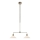 Markslöjd 109160 - Hanglamp VELA met stang 2xE27/60W/230V wit/messing