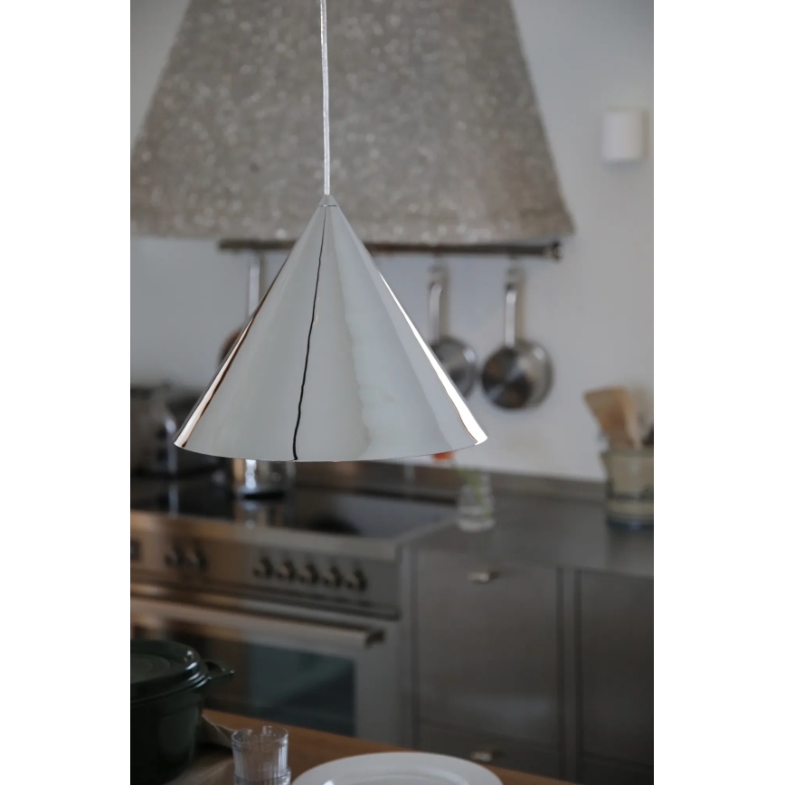 Markslöjd 109163 - Hanglamp aan kabel TIP 1xE27/60W/230V Ø 37,5 cm glanzend chroom