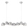 Markslöjd 109168 - CUPOLO hanglamp met kabel, 7xE14/40W/230V, glanzend chroom