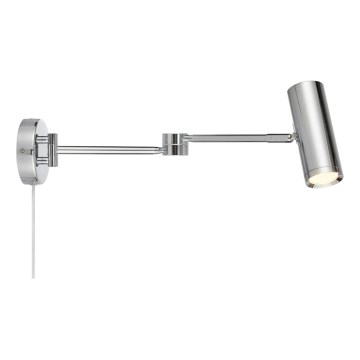 Markslöjd 109182 - LED dimbare wandlamp ARLO LED/4,9W/230V glanzend chroom