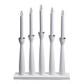Markslöjd 702229 - Kerstkandelaar MASESKÄR 5xE10/3W/230V wit