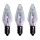 Markslöjd 702323 - SET 3x Heavy-duty Kerst lamp RESERVLAMPA E10/3W/55V