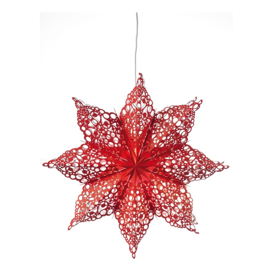 Markslöjd 702561 - Kerstdecoratie HALL 1xE14/25W/230V rood 70 cm