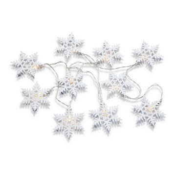 Markslöjd 703747 - LED kerstverlichting PRINCE 10xLED/3xAA 2,15m warm wit