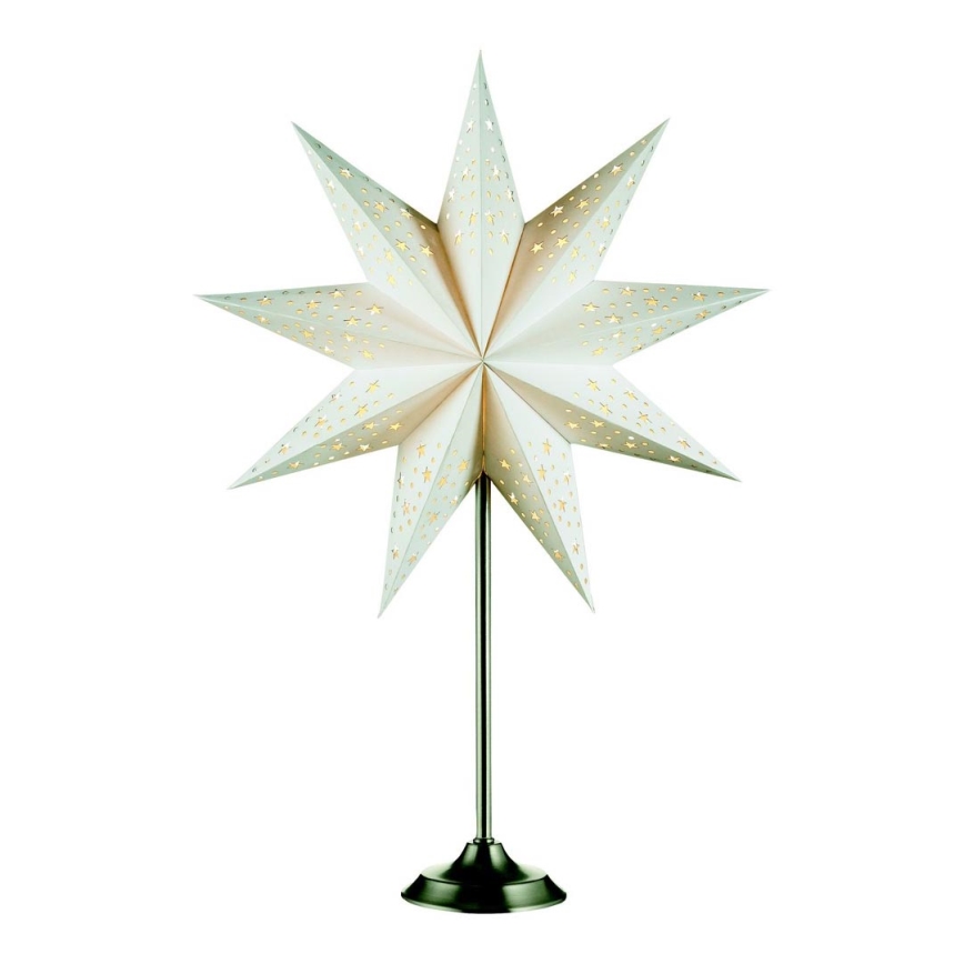 Markslöjd 704116 - Kerstdecoratie SOLVALLA 1xE14/25W/230V wit 64 cm