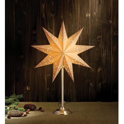 Markslöjd 704116 - Kerstdecoratie SOLVALLA 1xE14/25W/230V wit 64 cm