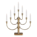 Markslöjd 704415 - Kerstkandelaar GYLLING 7xE10/3W/230V goud