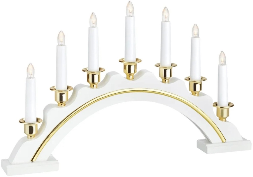 Markslöjd 704768 - LED kerstkandelaar CELINE LED/1,4W/230V dennen/wit