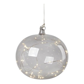 Markslöjd 704863 - Grijze LED kerstdecoratie LINA 20xLED / 0,6W / 4,5V