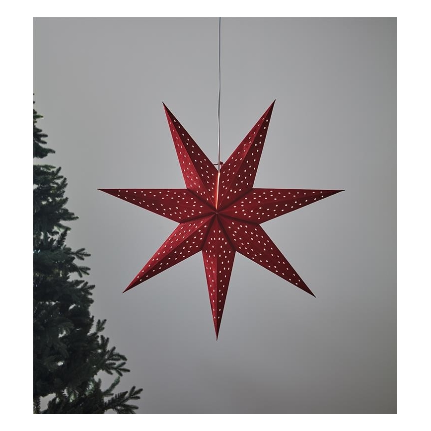 Markslöjd 704902 - Kerstdecoratie CLARA 1xE14/6W/230V 75 cm rood