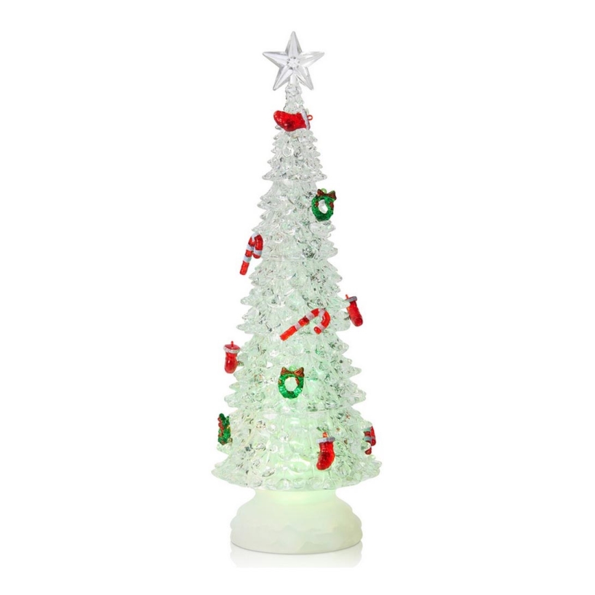 Markslöjd 705014 Hagaberg - Zilveren LED kerstdecoratie 20xLED / 0,5W / 3xAAA