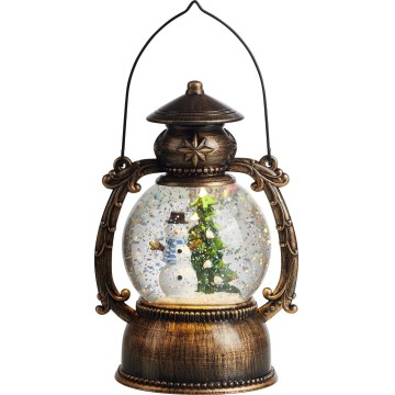 Markslöjd 705053 - LED kerstdecoratie LOTHAR LED/0,15W/3xAA lantaarn in brons