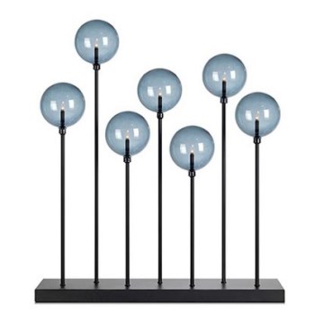 Markslöjd 705192 - Kerst kandelaar MÄSTER 7xE5/0,8W/230/12V zwart