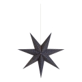 Markslöjd 705317 - Kerstdecoratie BAROQUE 1xE14/25W/230V Ø 75 cm blauw