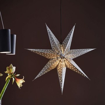 Markslöjd 705769 - Kerstversiering GLITTER 1xE14/25W/230V diameter 45 cm zilver