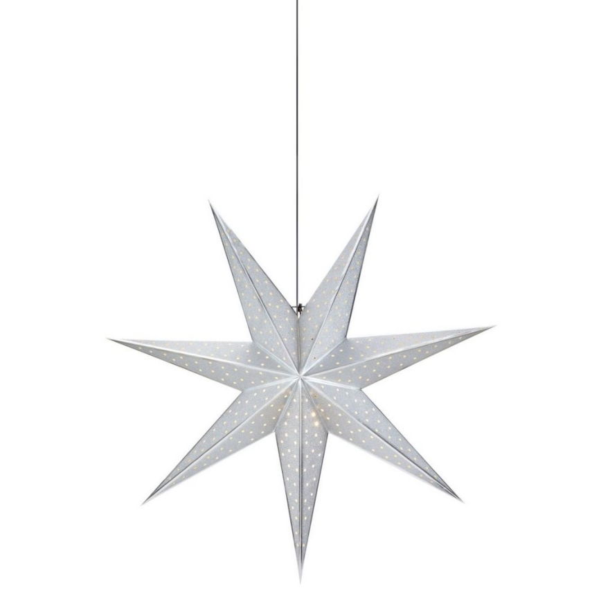 Markslöjd 705769 - Kerstversiering GLITTER 1xE14/25W/230V diameter 45 cm zilver