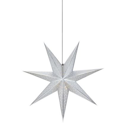 Markslöjd 705788 - Kerst Decoratie GLITTER 1xE14/25W/230V d. 75 cm zilver