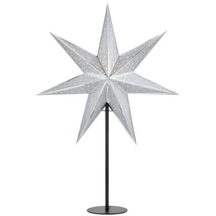 Markslöjd 705794 - Kerst Decoratie GLITTER 1xE14/25W/230V 65 cm zwart/zilver