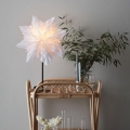 Markslöjd 705838 - Kerstversiering NEELA 1xE14/25W/230V 43 cm wit/zwart