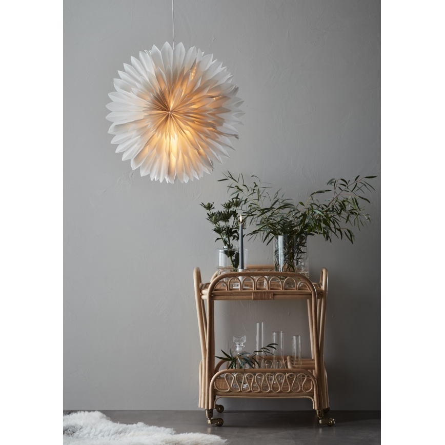 Markslöjd 705841 - Kerstversiering SOLINA 1xE14/25W/230V diameter 60 cm wit
