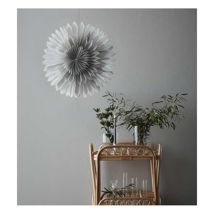 Markslöjd 705841 - Kerstversiering SOLINA 1xE14/25W/230V diameter 60 cm wit