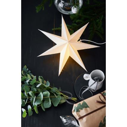 Markslöjd 705926 - Kerstdecoratie LIVELY 1xE14/6W/230V Ø 45 cm wit