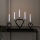 Markslöjd 705938 - Kerstkandelaar MELISSA 5xE10/3W/230V zwart/messing
