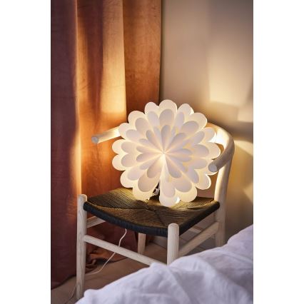 Markslöjd 705944 - Kerst Decoratie MARAVILLA 1xE14/25W/230V d. 45 cm wit