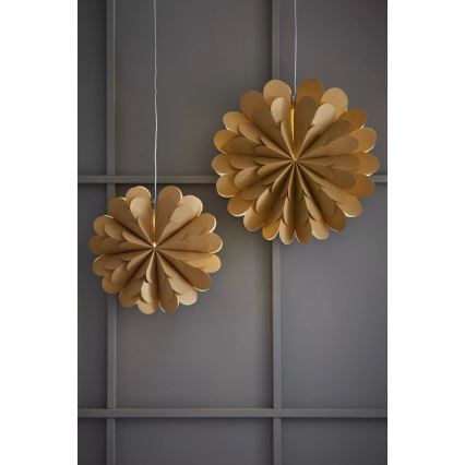 Markslöjd 705948 - Kerst Decoratie MARAVILLA 1xE14/25W/230V d. 45 cm goud