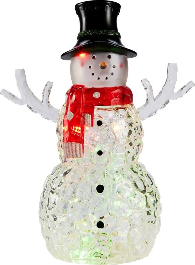 Markslöjd 706044 - LED kerstdecoratie FRANS LED/0,06W/3xAAA sneeuwman