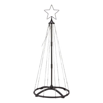 Markslöjd 706328 - LED buiten kerstdecoratie ABETO 90xLED/2,7W/230V 1,2m IP44 zwart