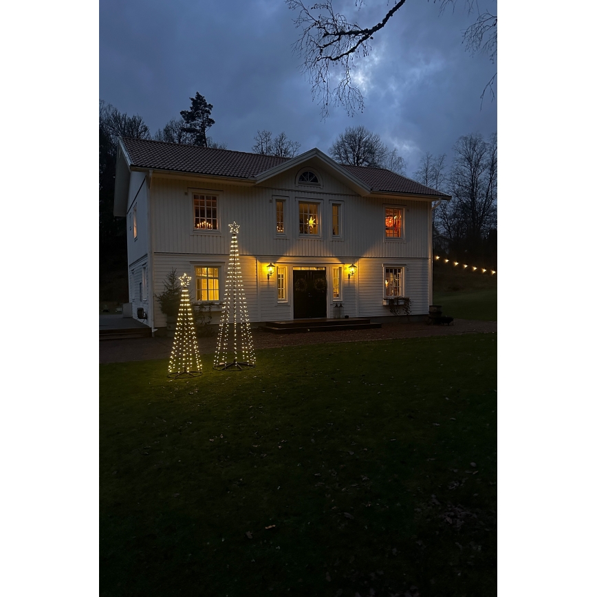 Markslöjd 706329 - LED buiten kerstdecoratie ABETO 200xLED/2,7W/230V 2m IP44 zwart