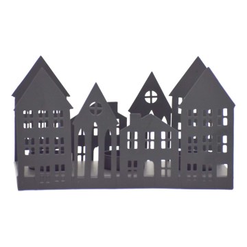Markslöjd 706364 - LED kerstkandelaar YORK 3xLED/0,1W/1xCR2032 zwart